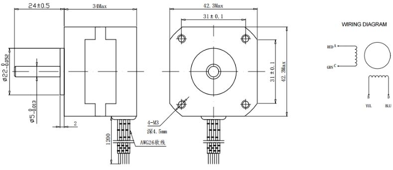 bipolar-nema17-12v-step-motor