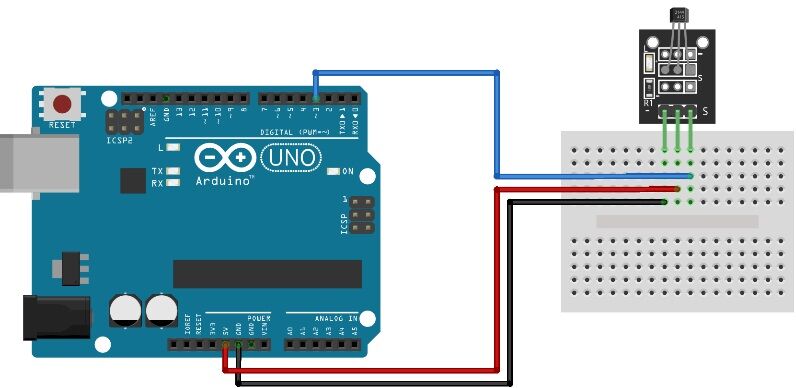 hall-effect sensor arduino