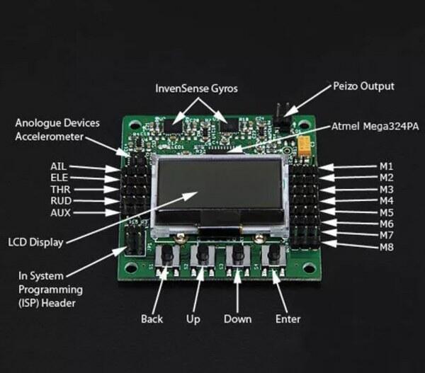 multirotor-ekranli-ucus-kontrol-karti